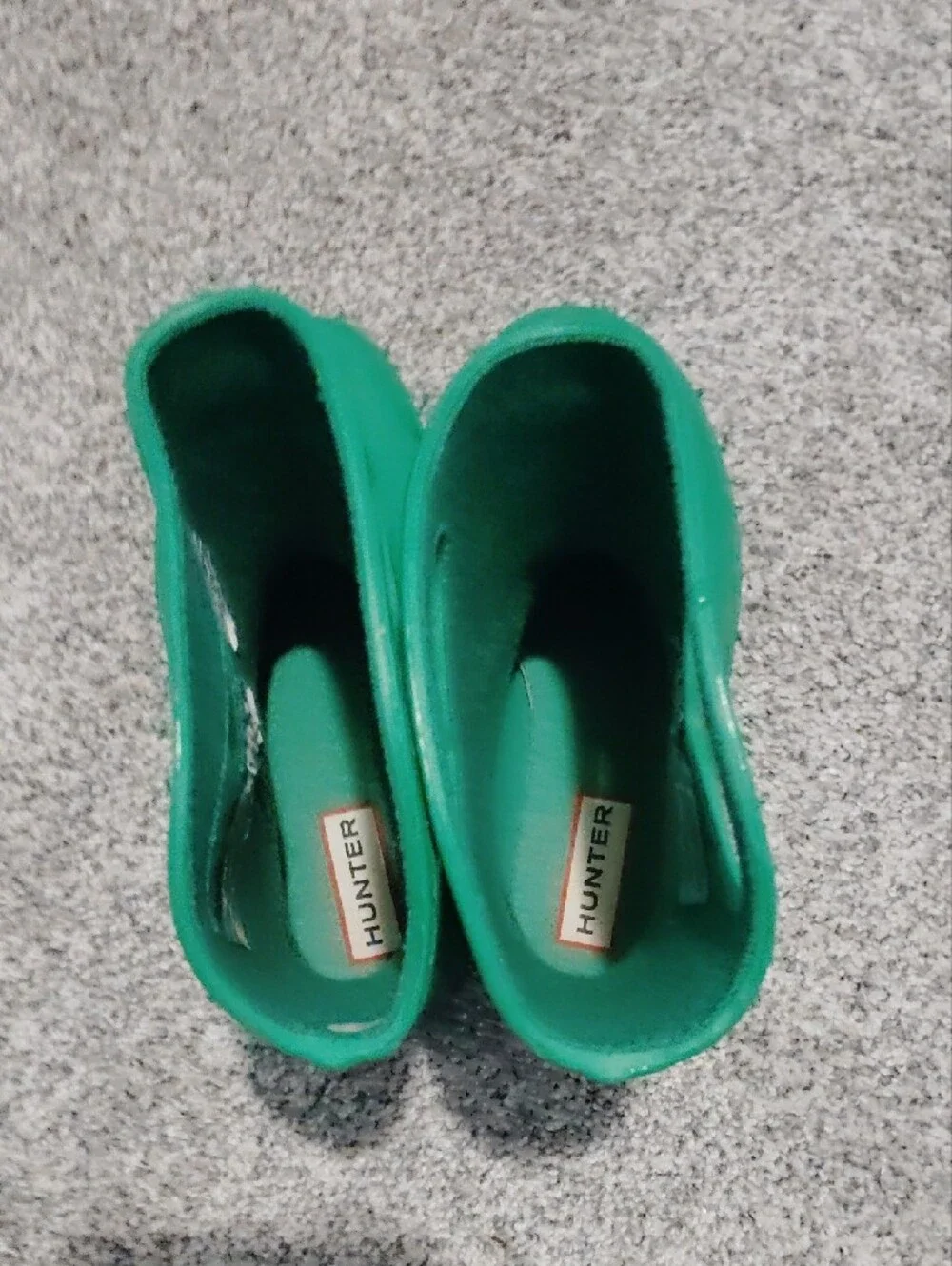 Hunter Kids Green Pull-On Rain Boots